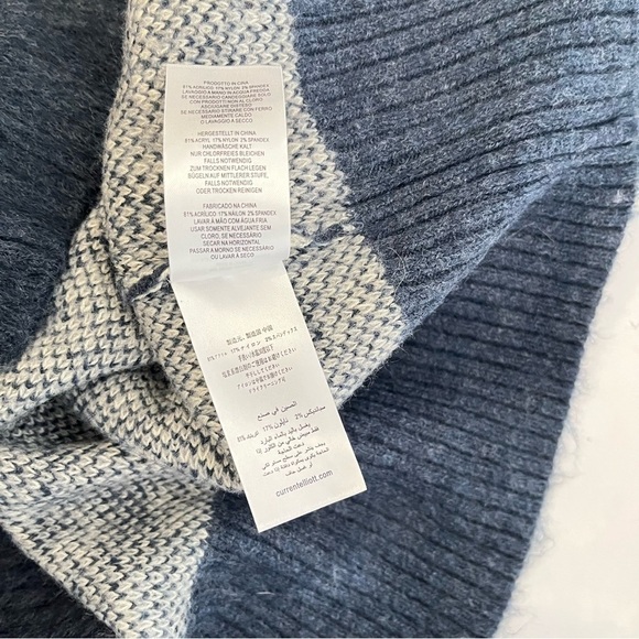 CURRENT Elliot Cali Sweater Brushed Leopard Animal Print Large/3 - Picture 8 of 9